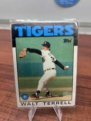Cheap Sneaks Footwear/Sports Cards Baseball Card Walt Terrell 1986 Topps #461 Detroit Tigers