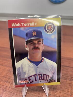 Cheap Sneaks Footwear/Sports Cards Baseball Card Walt Terrell 1989 Donruss #296 Detroit Tigers