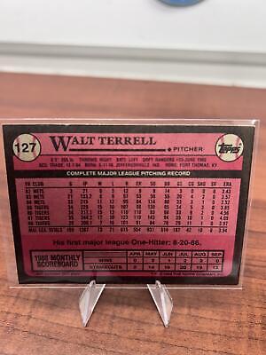 Cheap Sneaks Footwear/Sports Cards Baseball Card Walt Terrell 1989 Topps #127 Detroit Tigers