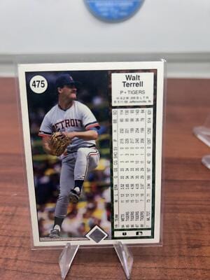Cheap Sneaks Footwear/Sports Cards Baseball Card Walt Terrell 1989 Upper Deck #475 Detroit Tigers