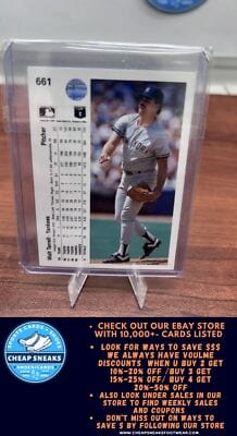 Cheap Sneaks Footwear/Sports Cards Baseball Card Walt Terrell 1990 Upper Deck #661 New York Yankees