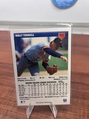 Cheap Sneaks Footwear/Sports Cards Baseball Card Walt Terrell 1993 Donruss #772 Detroit Tigers