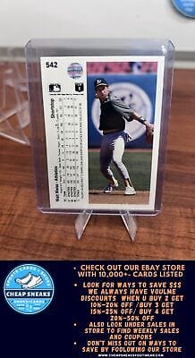 Cheap Sneaks Footwear/Sports Cards Baseball Card Walt Weiss 1990 Upper Deck #542 Oakland Athletics