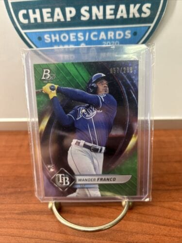 Cheap Sneaks Footwear/Sports Cards Baseball Card Wander Franco - 2022 Bowman Platinum Rookie Card RC Emerald Ice Foilbo