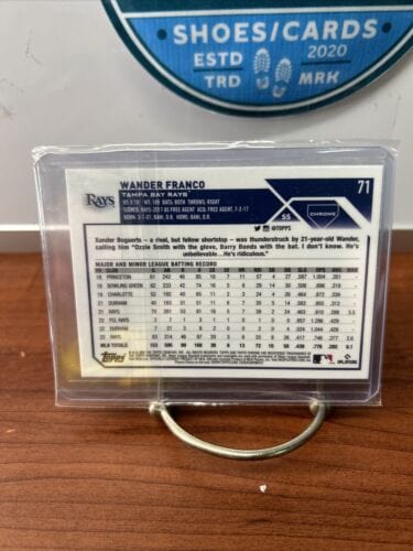 Cheap Sneaks Footwear/Sports Cards Baseball Card Wander Franco 2023 Topps Chrome Tampa Bay Rays #71