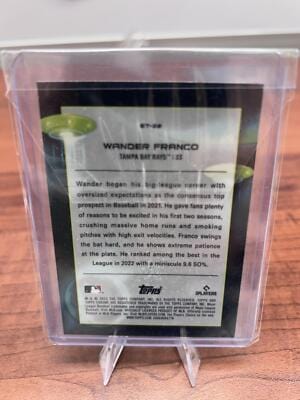 Cheap Sneaks Footwear/Sports Cards Baseball Card Wander Franco 2023 Topps Cosmic Chrome Extraterrestrial Talent #ET-22