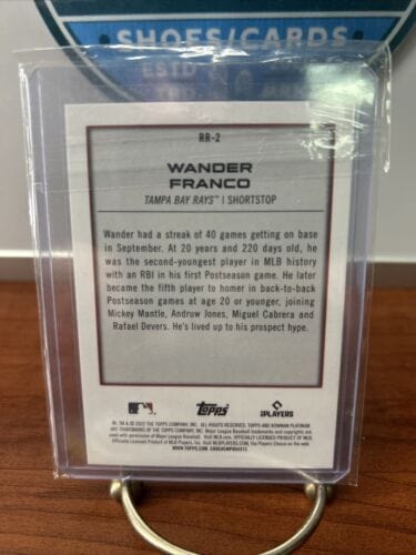 Cheap Sneaks Footwear/Sports Cards Baseball Card Wander Franco RC 2022 Bowman Platinum  Renowned Rookies Tampa Bay Rays