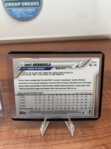 Cheap Sneaks Footwear/Sports Cards Baseball Card Whit Merrifield 2022 Topps Chrome #154 2020 Topps AL-14