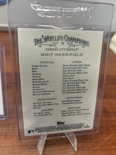 Cheap Sneaks Footwear/Sports Cards Baseball Card Whit Merrifield KC Royals 2022 Topps Chrome XFractor/Topps Gallery Lot