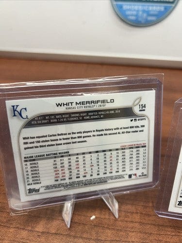 Cheap Sneaks Footwear/Sports Cards Baseball Card Whit Merrifield KC Royals 2022 Topps Chrome XFractor/Topps Gallery Lot