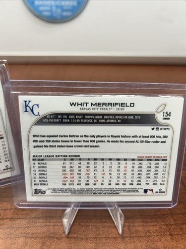 Cheap Sneaks Footwear/Sports Cards Baseball Card Whit Merrifield KC Royals 2022 Topps Chrome XFractor/Topps Gallery Lot
