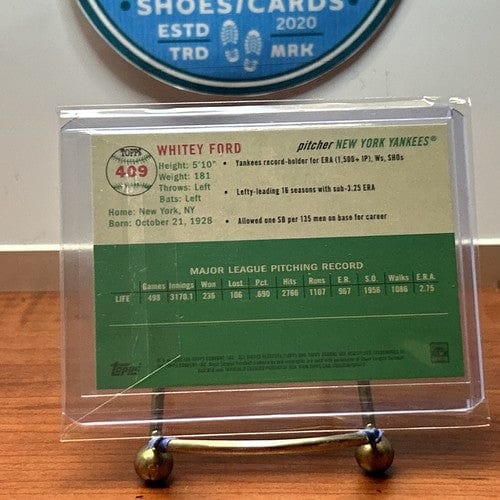 Cheap Sneaks Footwear/Sports Cards Baseball Card Whitey Ford 2023 Topps Chrome Platinum Anniversary New York Yankees Ca