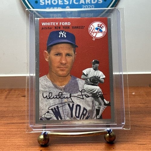 Cheap Sneaks Footwear/Sports Cards Baseball Card Whitey Ford 2023 Topps Chrome Platinum Anniversary New York Yankees Ca