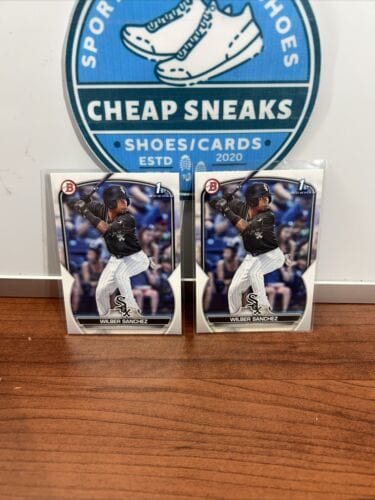 Cheap Sneaks Footwear/Sports Cards Baseball Card Wilber Sanchez 2023 Bowman 1st Prospect Baseball Card #BP-6 Lot(2) Whi