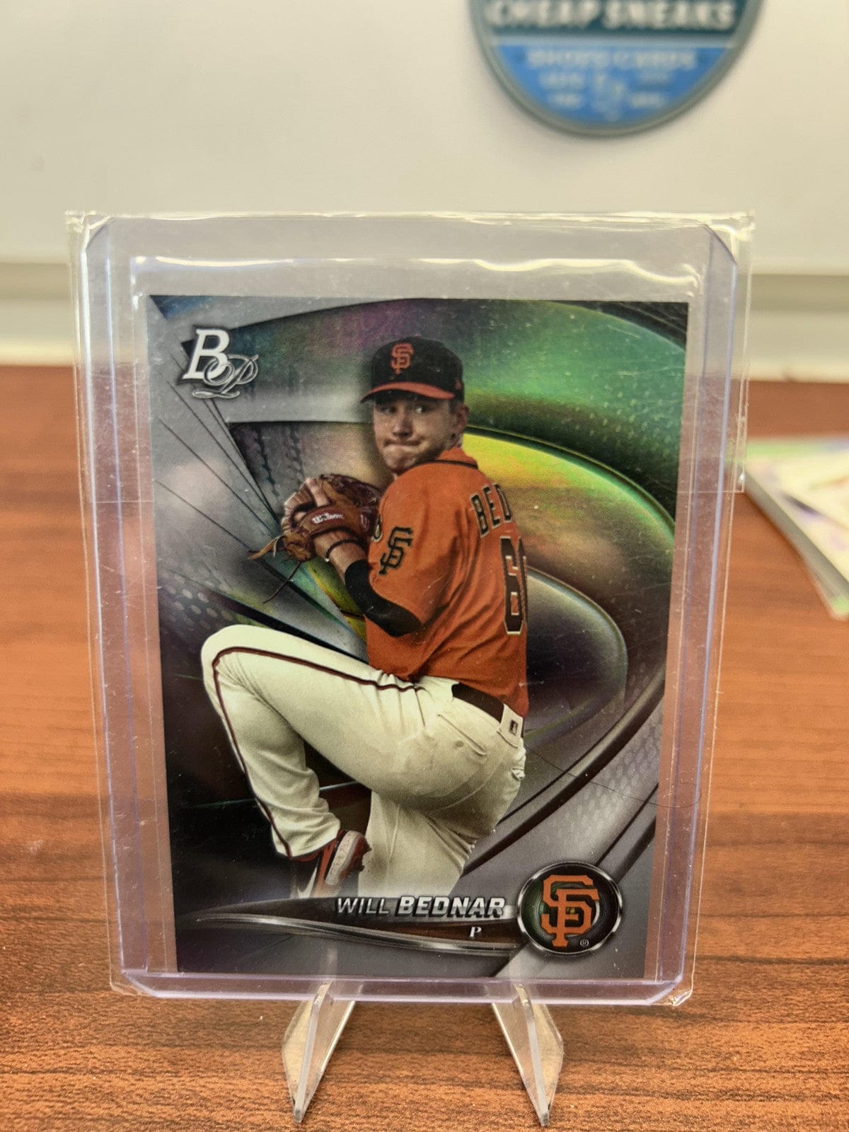 Cheap Sneaks Footwear/Sports Cards Baseball Card Will Bednar 2022 Bowman Platinum Top Prospects #TOP-92 San Francisco G