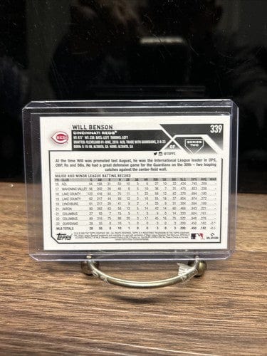 Cheap Sneaks Footwear/Sports Cards Baseball Card Will Benson 2023 Topp Series Two Cincinnati Reds Rookie Baseball Card