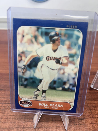 Cheap Sneaks Footwear/Sports Cards Baseball Card Will Clark 1986 Fleer Update #U-25 San Francisco Giants