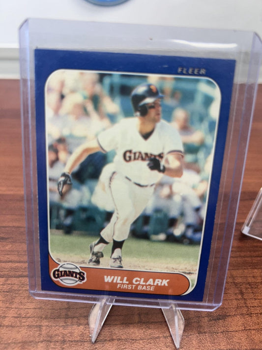 Cheap Sneaks Footwear/Sports Cards Baseball Card Will Clark 1986 Fleer Update #U-25 San Francisco Giants