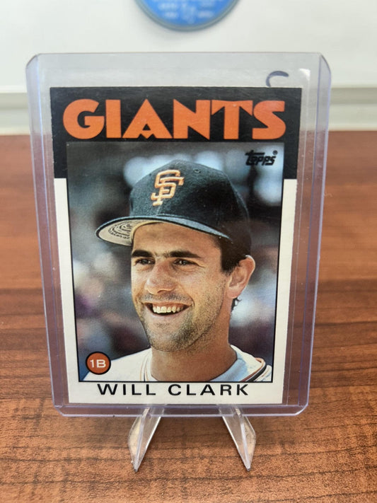 Cheap Sneaks Footwear/Sports Cards Baseball Card Will Clark 1986 Topps Traded #24T San Francisco Giants