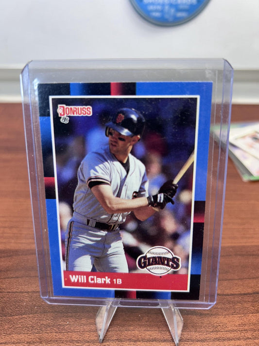 Cheap Sneaks Footwear/Sports Cards Baseball Card Will Clark 1988 Donruss #204 San Francisco Giants