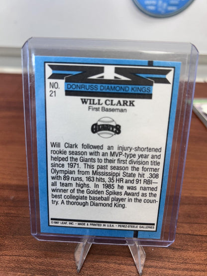 Cheap Sneaks Footwear/Sports Cards Baseball Card Will Clark 1988 Donruss #21c San Francisco Giants