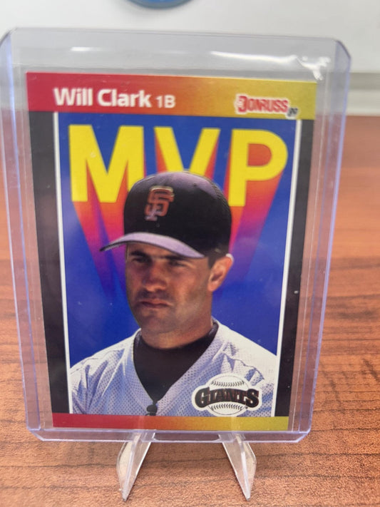 Cheap Sneaks Footwear/Sports Cards Baseball Card Will Clark 1989 Donruss Bonus MVP's #BC-22c San Francisco Giants