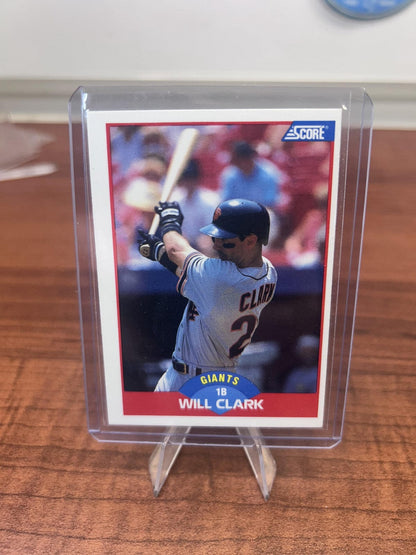 Cheap Sneaks Footwear/Sports Cards Baseball Card Will Clark 1989 Score #450 San Francisco Giants