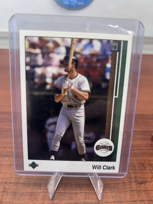 Cheap Sneaks Footwear/Sports Cards Baseball Card Will Clark 1989 Upper Deck #155 San Francisco Giants