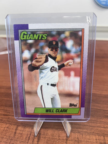 Cheap Sneaks Footwear/Sports Cards Baseball Card Will Clark 1990 Topps #100 San Francisco Giants