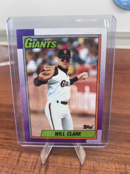 Cheap Sneaks Footwear/Sports Cards Baseball Card Will Clark 1990 Topps #100 San Francisco Giants