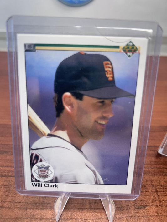 Cheap Sneaks Footwear/Sports Cards Baseball Card Will Clark 1990 Upper Deck #50 San Francisco Giants
