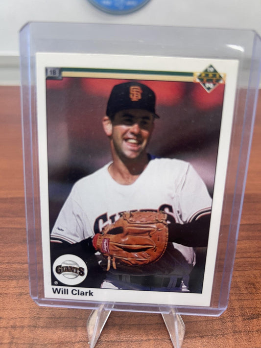 Cheap Sneaks Footwear/Sports Cards Baseball Card Will Clark 1990 Upper Deck #556 San Francisco Giants