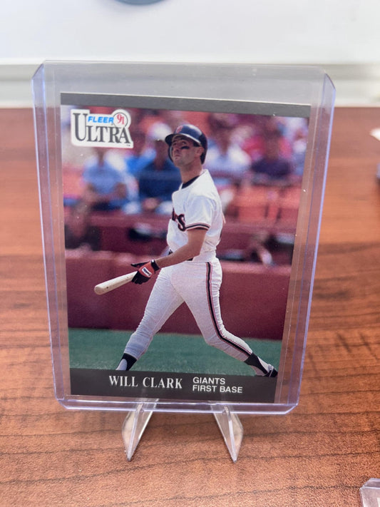 Cheap Sneaks Footwear/Sports Cards Baseball Card Will Clark 1991 Ultra #318 San Francisco Giants