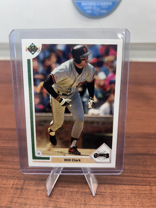 Cheap Sneaks Footwear/Sports Cards Baseball Card Will Clark 1991 Upper Deck #445d San Francisco Giants