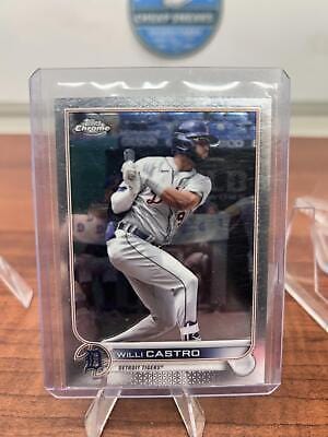 Cheap Sneaks Footwear/Sports Cards Baseball Card Willi Castro 2022 Topps Chrome #173 Detroit Tigers