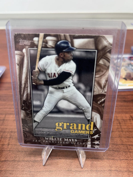 Cheap Sneaks Footwear/Sports Cards Baseball Card Willie Mays 2024 Topps Grand Gamers #GOG-3 San Francisco Giants