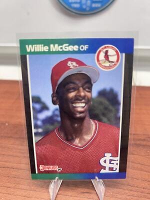 Cheap Sneaks Footwear/Sports Cards Baseball Card Willie McGee 1989 Donruss #161d St. Louis Cardinals