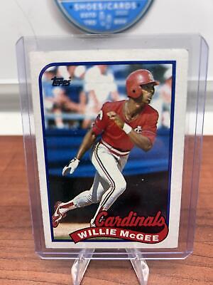 Cheap Sneaks Footwear/Sports Cards Baseball Card Willie McGee 1989 Topps #640 St. Louis Cardinals