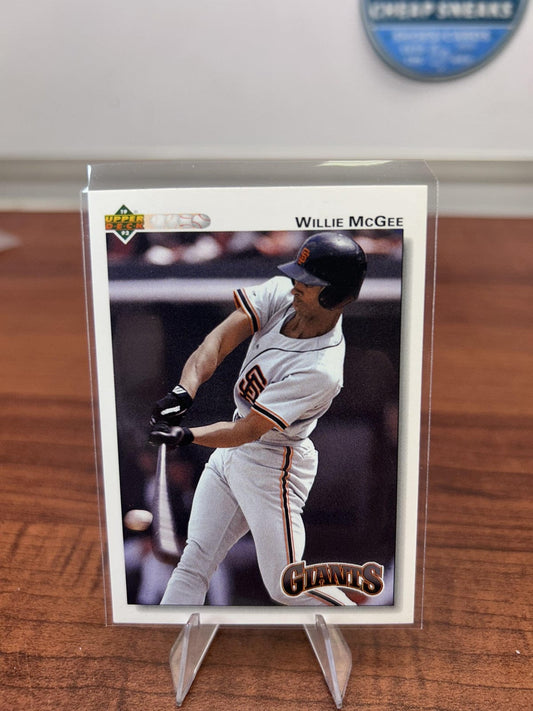 Cheap Sneaks Footwear/Sports Cards Baseball Card Willie McGee 1992 Upper Deck #194 San Francisco Giants