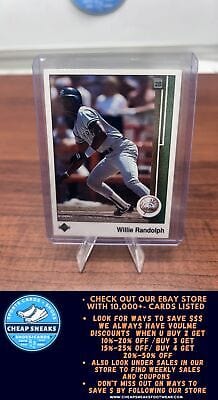 Cheap Sneaks Footwear/Sports Cards Baseball Card Willie Randolph 1989 Upper Deck #237 New York Yankees