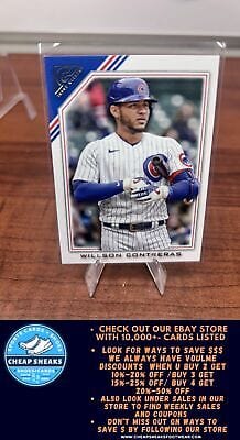 Cheap Sneaks Footwear/Sports Cards Baseball Card Willson Contreras 2022 Topps Gallery #150 Chicago Cubs