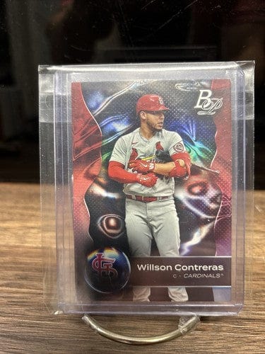 Cheap Sneaks Footwear/Sports Cards Baseball Card Willson Contreras 2023 Bowman Platinum St. Louis Cardinals Baseball Ca