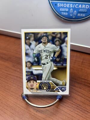 Cheap Sneaks Footwear/Sports Cards Baseball Card Willy Adames 2023 Topps #106 Milwaukee Brewers