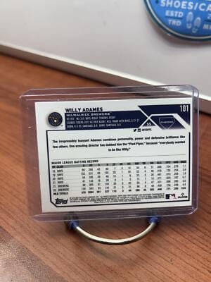 Cheap Sneaks Footwear/Sports Cards Baseball Card Willy Adames 2023 Topps Chrome #101 Milwaukee Brewers