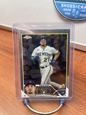 Cheap Sneaks Footwear/Sports Cards Baseball Card Willy Adames 2023 Topps Chrome #101 Milwaukee Brewers