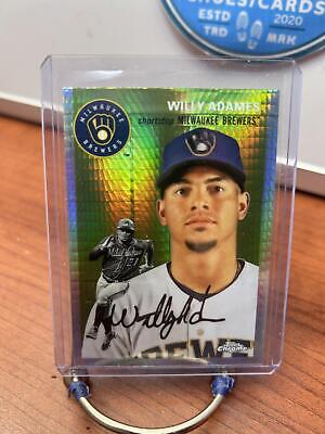 Cheap Sneaks Footwear/Sports Cards Baseball Card Willy Adames 2023 Topps Chrome Platinum Anniv Prism Refractor #283 Bre