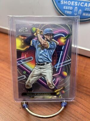 Cheap Sneaks Footwear/Sports Cards Baseball Card Willy Adames 2023 Topps Cosmic Chrome #30 Milwaukee Brewers
