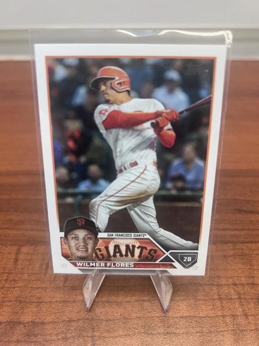 Cheap Sneaks Footwear/Sports Cards Baseball Card Wilmer Flores 2023 Topps #552 San Francisco Giants
