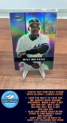 Cheap Sneaks Footwear/Sports Cards Baseball Card Wily Mo Pena 2000 Bowman's Best #116 New York Yankees