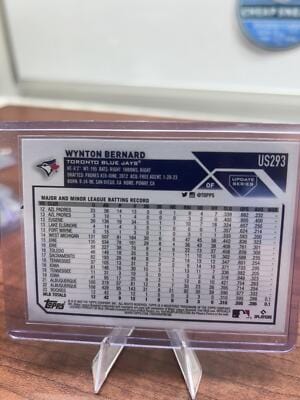 Cheap Sneaks Footwear/Sports Cards Baseball Card Wynton Bernard 2023 Topps Update Rainbow Foil #US293 Toronto Blue Jays